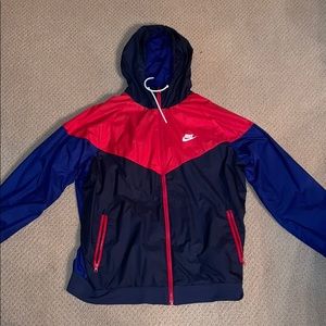 Nike vintage style full zip windbreaker